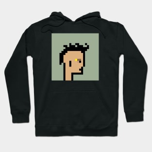 Fringed Visionary / Pixel Art / ToolCrypto #54 NFT Hoodie